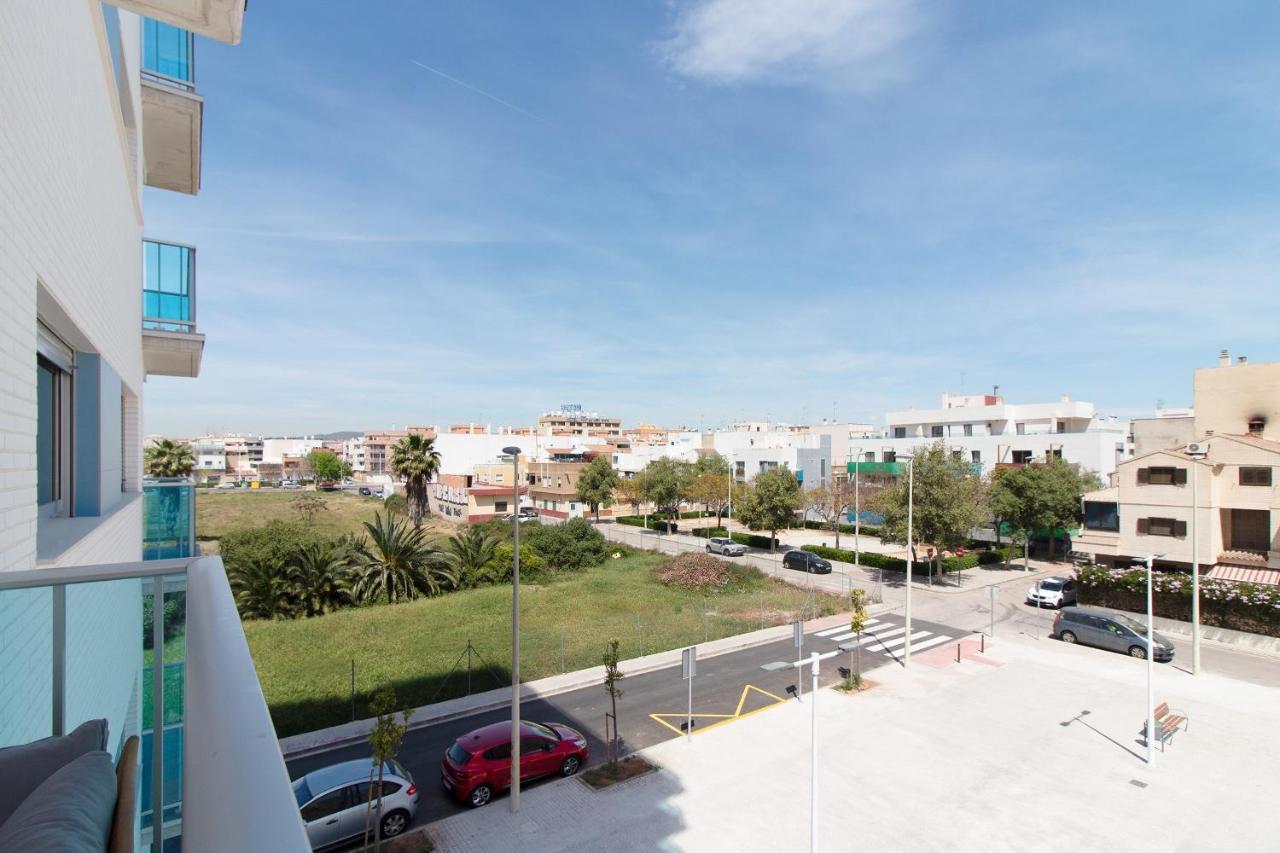 Global Properties, Moderno Apartamento A 3 Minutos De La Playa Puerto de Sagunto Luaran gambar