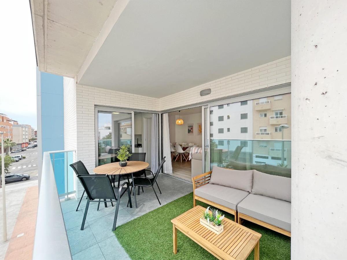 Global Properties, Moderno Apartamento A 3 Minutos De La Playa Puerto de Sagunto Luaran gambar