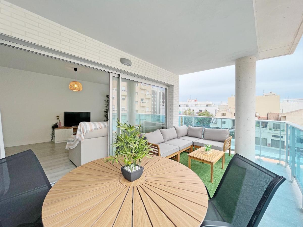 Global Properties, Moderno Apartamento A 3 Minutos De La Playa Puerto de Sagunto Luaran gambar